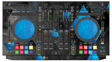 Denon DJ MC 7000 Skin Metallic Bermuda Blue
